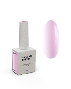 NAILSOFTHEDAY Shell top 03 NEW - perłowy top z różowym pyłkiem bez lepkiej warstwy, 10 ml