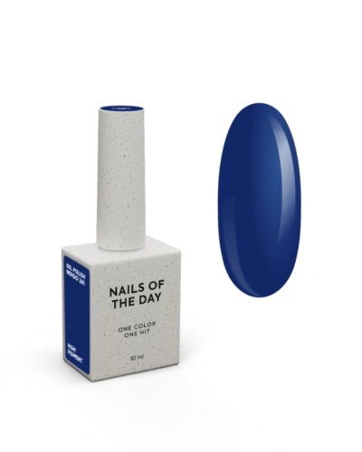 NAILSOFTHEDAY Indigo Gel Polish - intensywny granatowy lakier hybrydowy, 10 ml