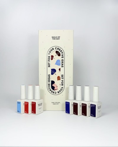 NAILSOFTHEDAY Indigo Gel Polish - intensywny granatowy lakier hybrydowy, 10 ml