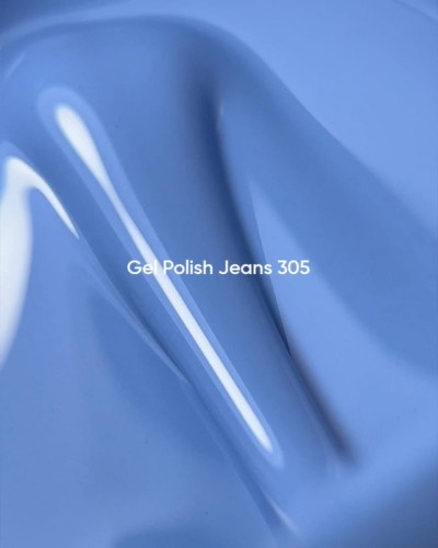 NAILSOFTHEDAY Jeans Gel Polish – chłodny niebiesko-szary lakier hybrydowy, 10 ml