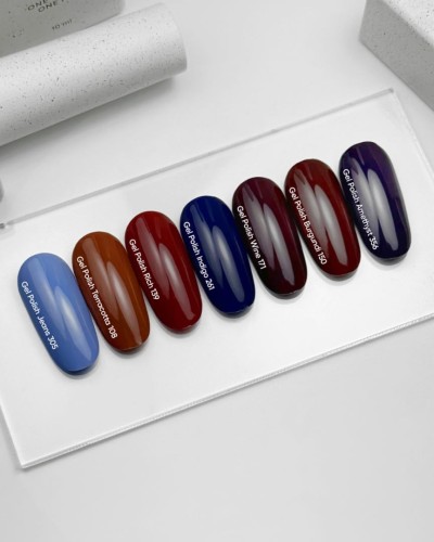 NAILSOFTHEDAY Rich Gel Polish – głęboki czerwony lakier hybrydowy z nutą bordo, 10 ml