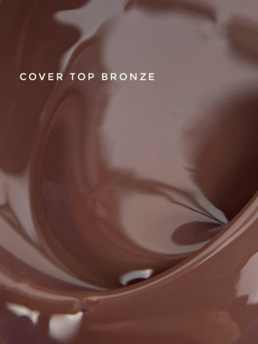 TOUCH Cover top Bronze - kryjący top hybrydowy o głębokim, brązowym odcieniu z nutą czekolady, 13 ml