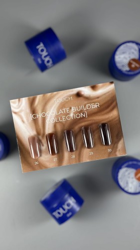 TOUCH Builder liquid 28 - głęboki czekoladowy mocny żel o płynnej koncystencji, 15 ml