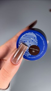 TOUCH Builder liquid 30 - elegancki ciemnobrązowy mocny żel o płynnej koncystencji, 15 ml