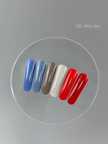 TOUCH Deep Pigment Gel Polish 32 - przydymiony błękitny lakier hybrydowy, 9 ml