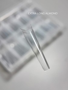 TOUCH Tipsy żelowe do przedłużania - Extra Long Almond , 240 szt