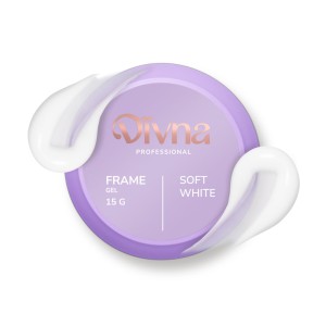 DIVNA Frame Gel Soft White 15 g / Żel Budujący