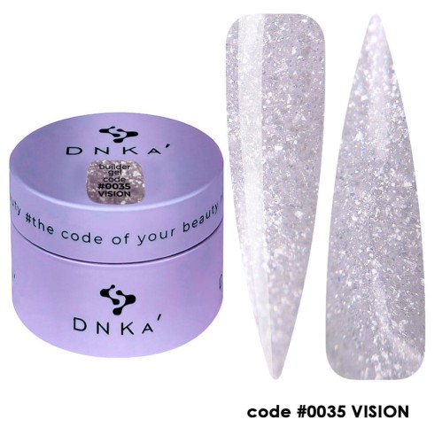 DNKa BUILDER GEL NEW FORMULA , 30 ml #0035 Vision