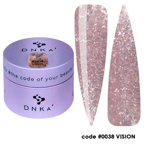DNKa BUILDER GEL NEW FORMULA , 30 ml #0038 Vision