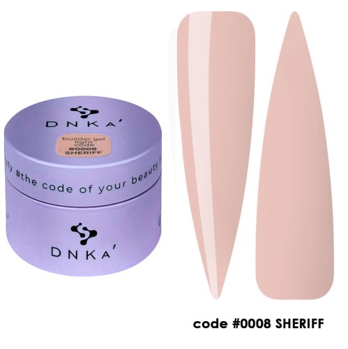DNKa BUILDER GEL LIGHT , 30 ml #0008 Sheriff