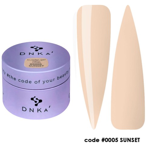 DNKa BUILDER GEL LIGHT , 30 ml #0005 Sunset