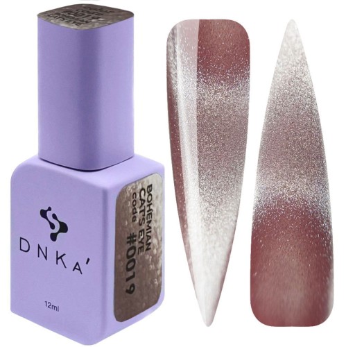 DNKa COLOR GEL POLISH CAT'S EYE , 12 ml #0019 BOHEMIAN