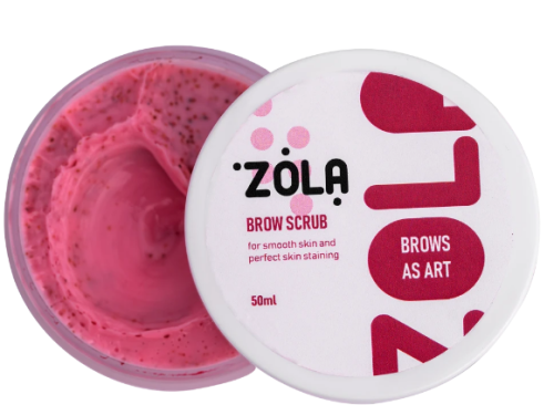 Zola Peeling drobnoziarnisty do brwi (wersja mini), 50 ml