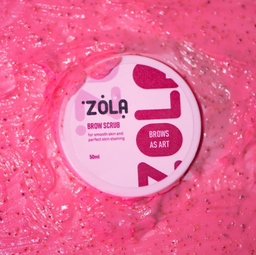 Zola Peeling drobnoziarnisty do brwi (wersja mini), 50 ml