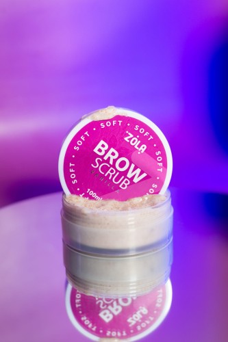 Zola Peeling drobnoziarnisty do brwi Vanilla, 100 ml