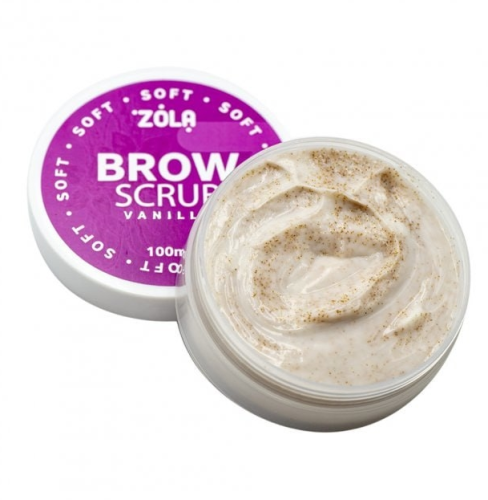 Zola Peeling drobnoziarnisty do brwi Vanilla, 100 ml