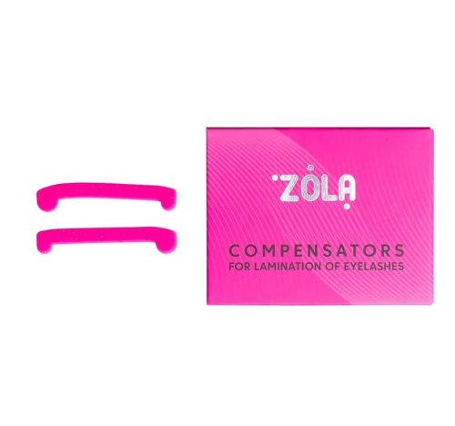 Zola Kompensatory do laminowania rzęs (różowe)