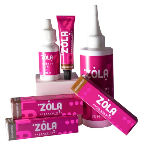 ZOLA Farbka do brwi 03 Brown, 15 ml