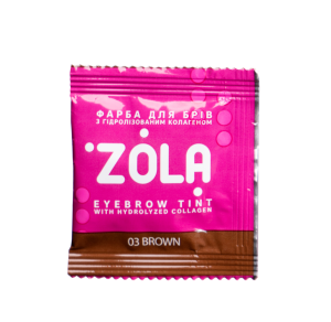 ZOLA Farbka do brwi 03 Brown + aktywator oksydant, 5 ml