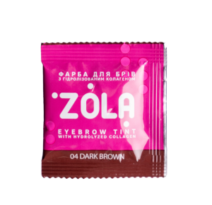 ZOLA Farbka do brwi 04 Dark brown + aktywator oksydant, 5 ml