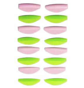 ZOLA Wałeczki do laminacji Round Curl Pink & Green (S, S1, M, M1, L, L1, XL, XL1)