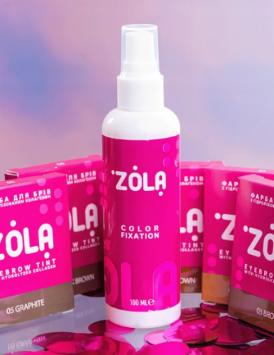 Płyn fiksujący kolor do brwi Zola Color Fix, 100 ml