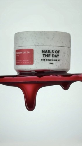 NAILSOFTHEDAY gel Builder gel 050 Vitrage, 15 ml