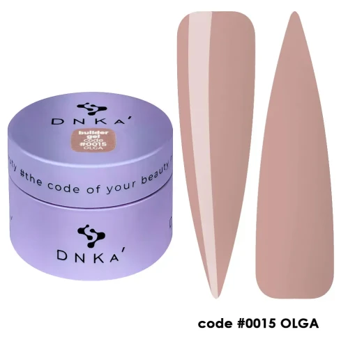 DNKa BUILDER GEL NEW FORMULA , 30 ml #0015 Olga