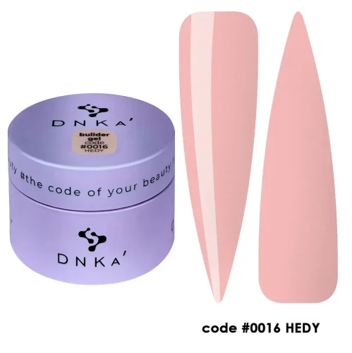 DNKa BUILDER GEL NEW FORMULA , 30 ml #0016 Hedy
