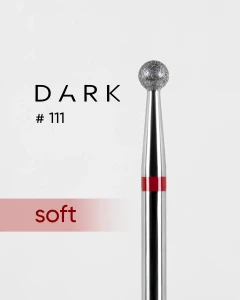 DARK Frez diamentowy nr 111 czerwony kulka 030
