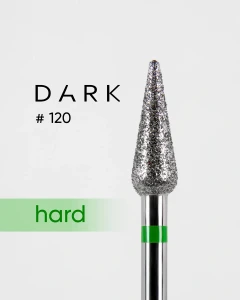 DARK Frez diamentowy nr 120 zielony długi pączek 042 (gruszka)