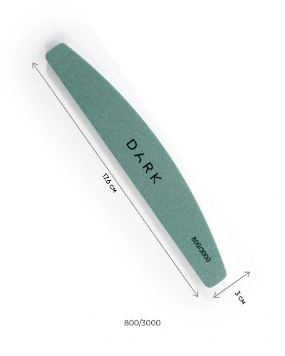 DARK Pilniczek do polerowania - półksiężyc 800/3000 grit