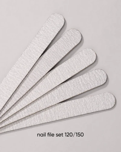 Dark Zestaw jednorazowych pilniczków, 50 szt. (120/150 grit)