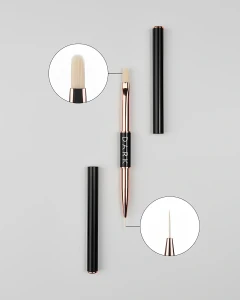 DARK Dwustronny pędzelek (liner 10 mm żel 12 mm)