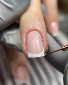 DARK Dwustronny pędzelek (liner 13 mm dotting tool 1,2 mm) (odnowiony design)