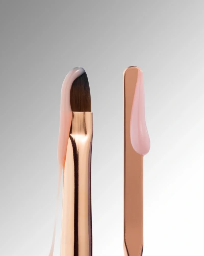 DARK dwustronny pędzelek czarny (szpatułka zaokrąglony żel 9 mm)