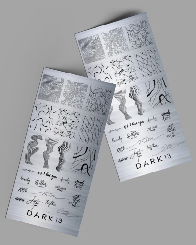 DARK Płytka do stempingu 13