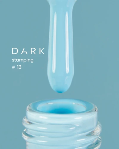 DARK Stamping Polish nr 13 niebieski, 10 ml