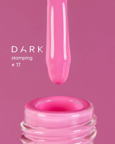 DARK Stamping Polish nr 17 różowy, 10 ml