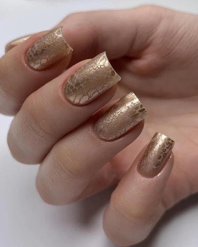 DARK Stamping Polish nr 21 białe złoto metalik, 10 ml