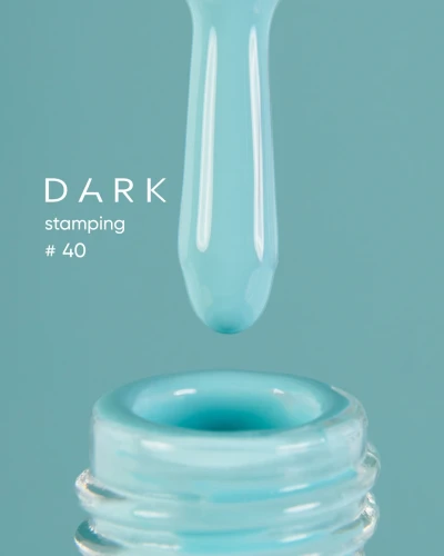 DARK Stamping Polish nr 40 tiffany, 8 ml