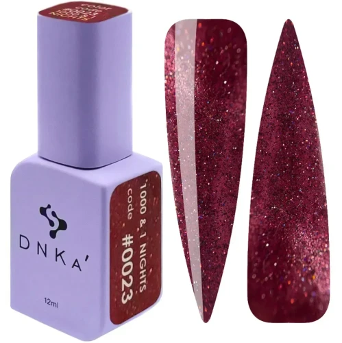 DNKa COLOR GEL POLISH, 12 ml #0023 1000 &amp; 1 NIGHTS
