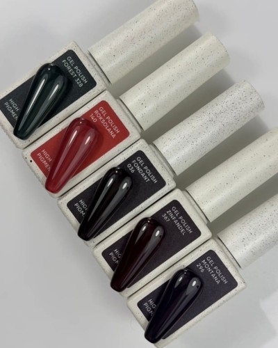 NAILSOFTHEDAY Fondant Gel Polish - bardzo ciemny brązowy lakier hybrydowy, 10 ml