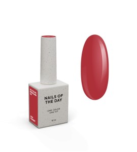 NAILSOFTHEDAY Roksolana Gel Polish – przygaszony czerwony lakier hybrydowy, 10 ml