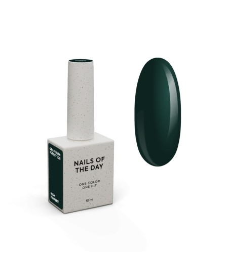 NAILSOFTHEDAY Forest Gel Polish - głęboki, przygaszony zielony lakier hybrydowy, 10 ml