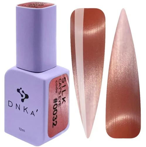 DNKa COLOR GEL POLISH CAT`S EYE , 12 ml #0032 SILK
