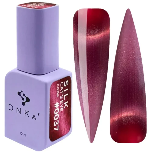 DNKa COLOR GEL POLISH CAT`S EYE , 12 ml #0037 SILK