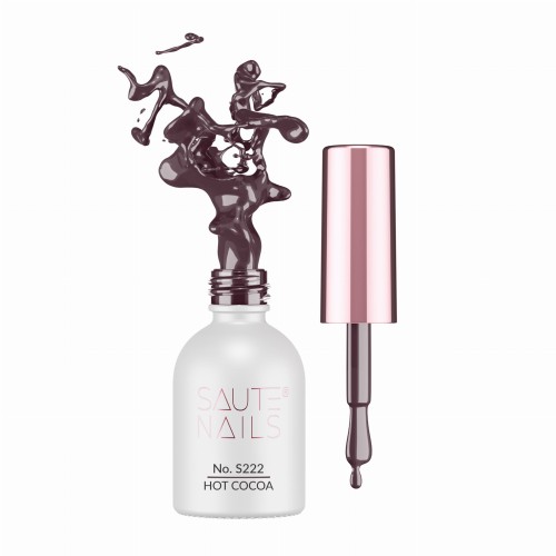 SAUTE NAILS Lakier Hybrydowy - S222 Hot Cocoa 8 ml