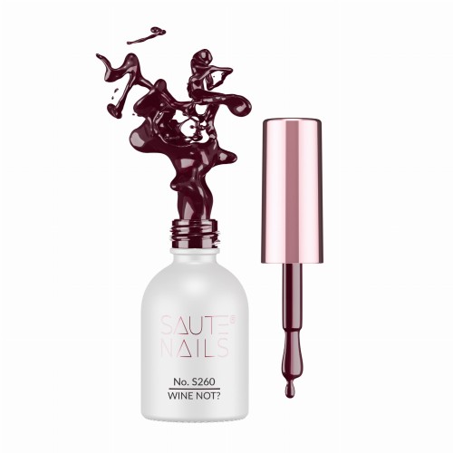 SAUTE NAILS Lakier Hybrydowy - S260 Wine Not? 8 ml