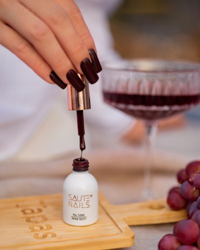 SAUTE NAILS Lakier Hybrydowy - S260 Wine Not? 8 ml
